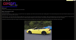 Desktop Screenshot of coyotify.com
